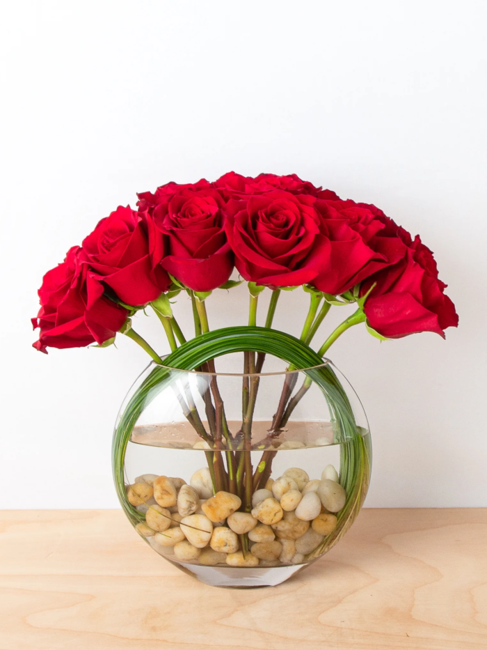 Rose arrangement Round