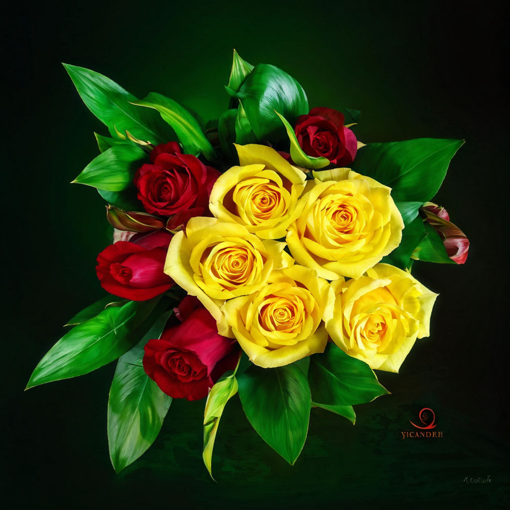 Flower Companions for Yellow Roses