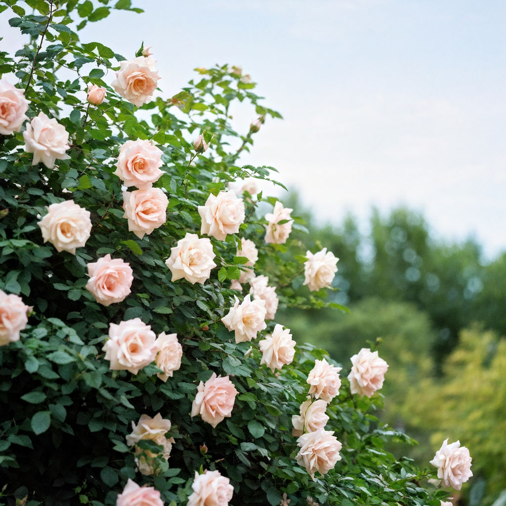 The 'New Dawn' climbing rose