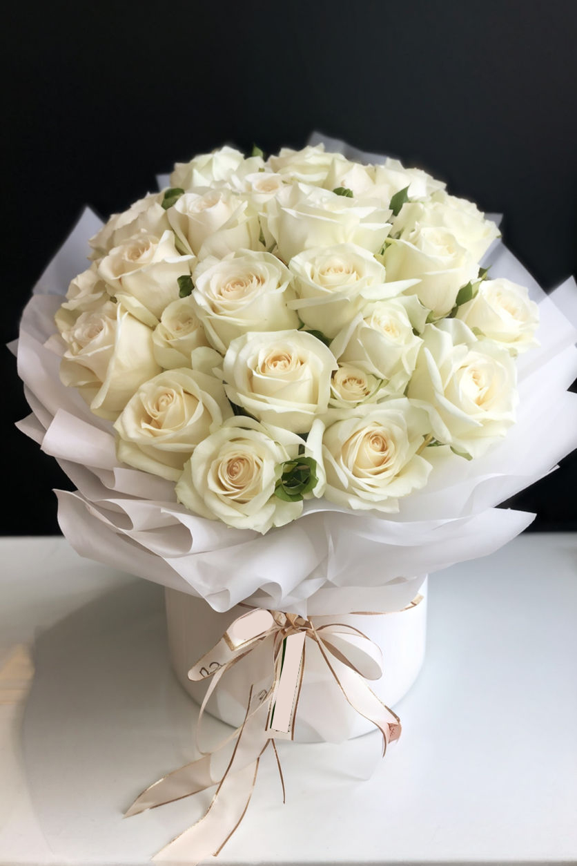 The Elegance of White Roses