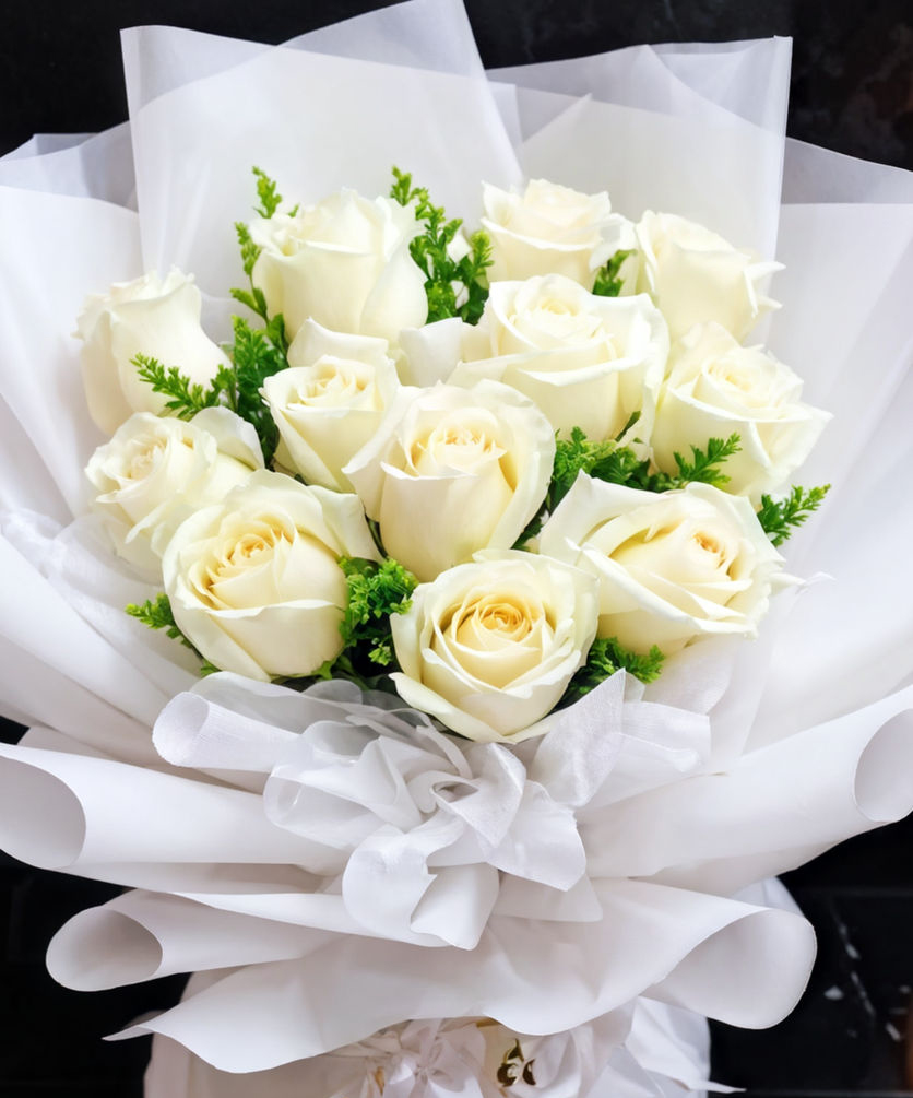 The Elegance of White Roses