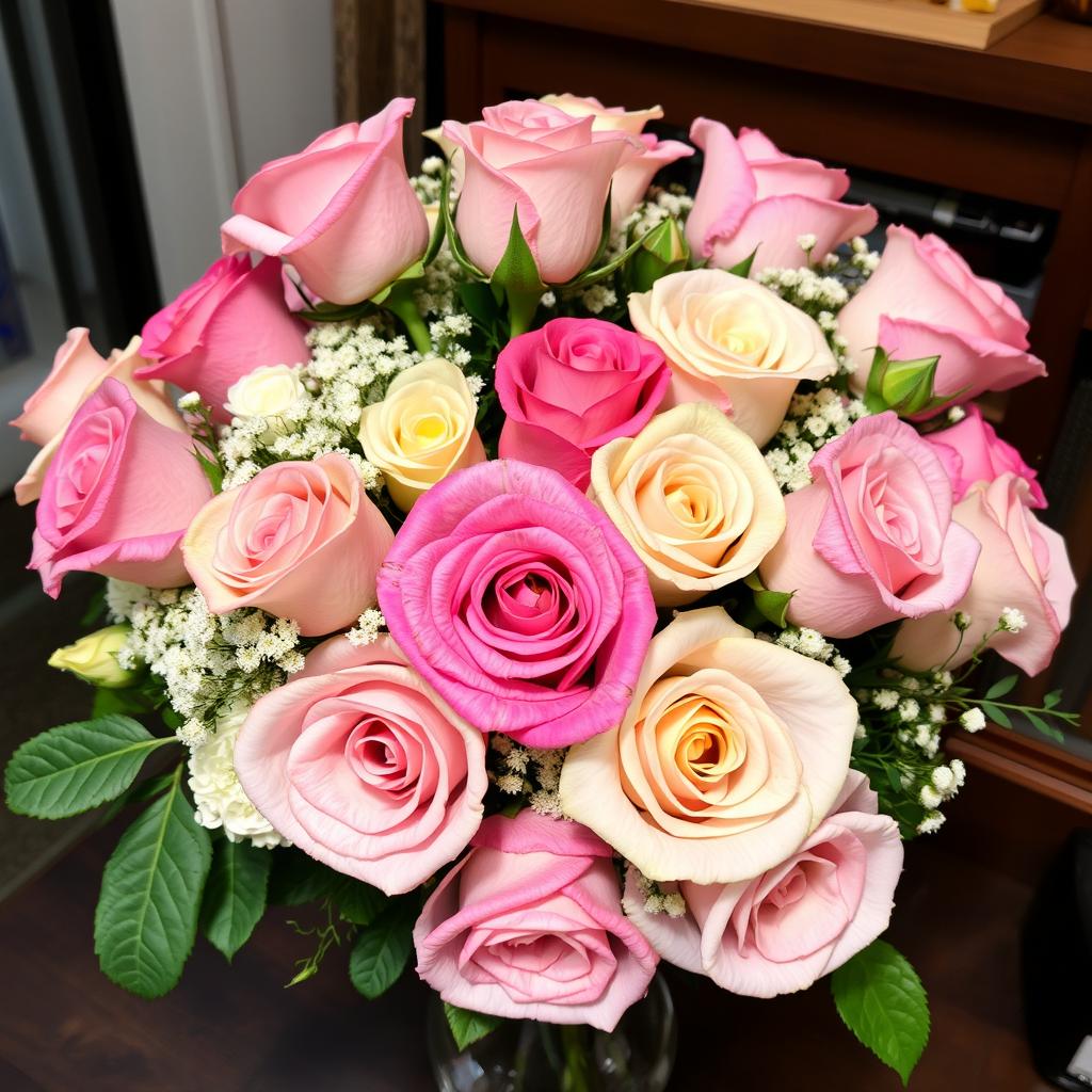 Roses in Flower Arrangements