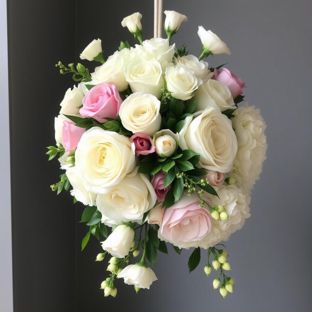 Techniques for Arranging White Roses