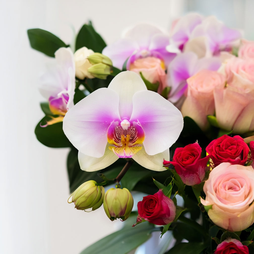 The Perfect Gift: Roses and Orchid Arrangements 