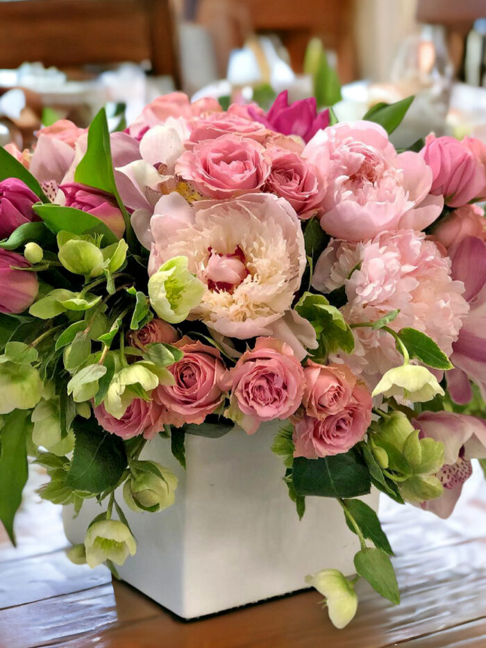 Enchanting Romance Pink Flower Arrangements