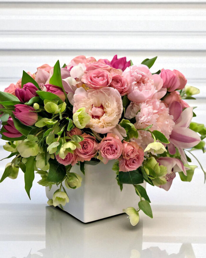 Enchanting-Romance-Pink-Flower-Arrangements-boca