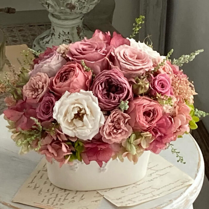 My Love Letter Pastel Roses Arrangement