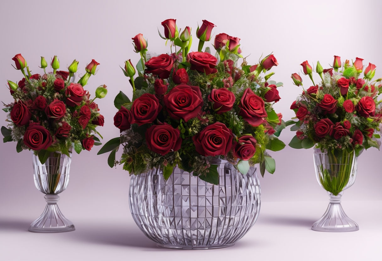 rose-arrangements-in-luxury-vase