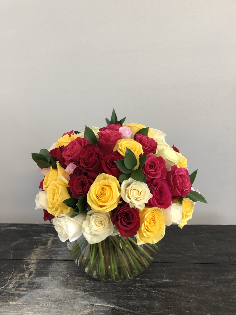 Luxury roses arrangement