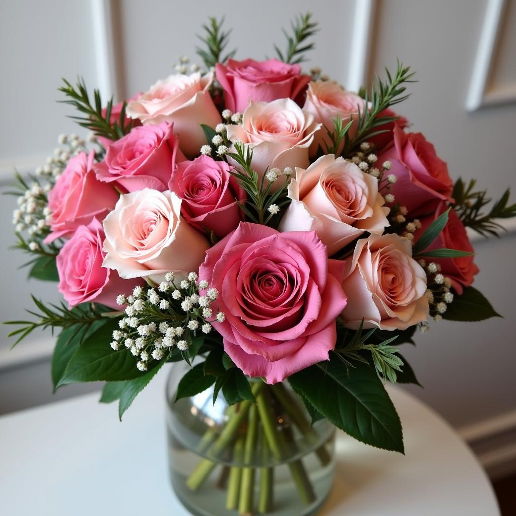 Luxury roses arrangement