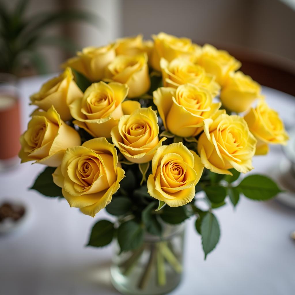 yellow roses 