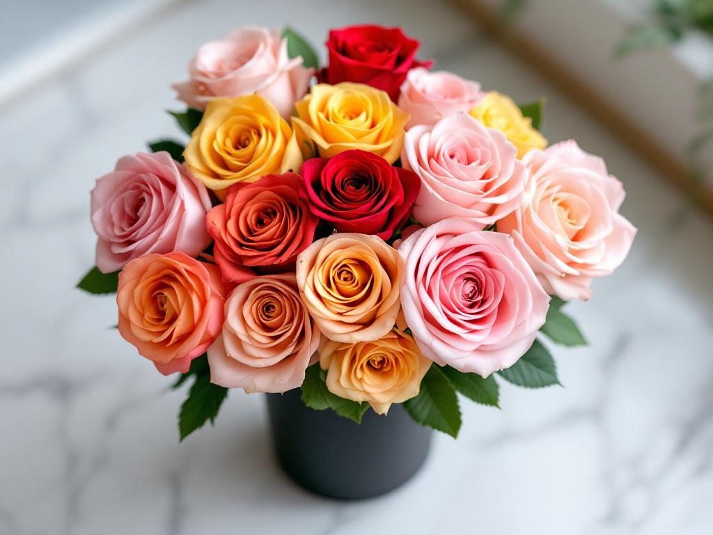 When and How to Present Roses in a Business Context