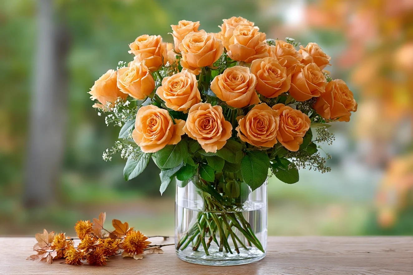Orange roses