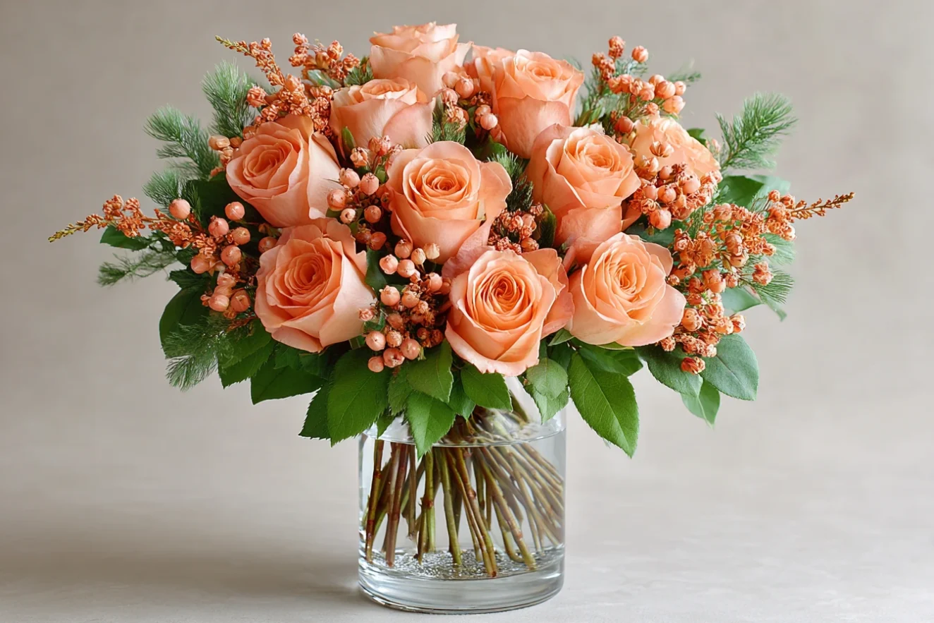 Orange roses