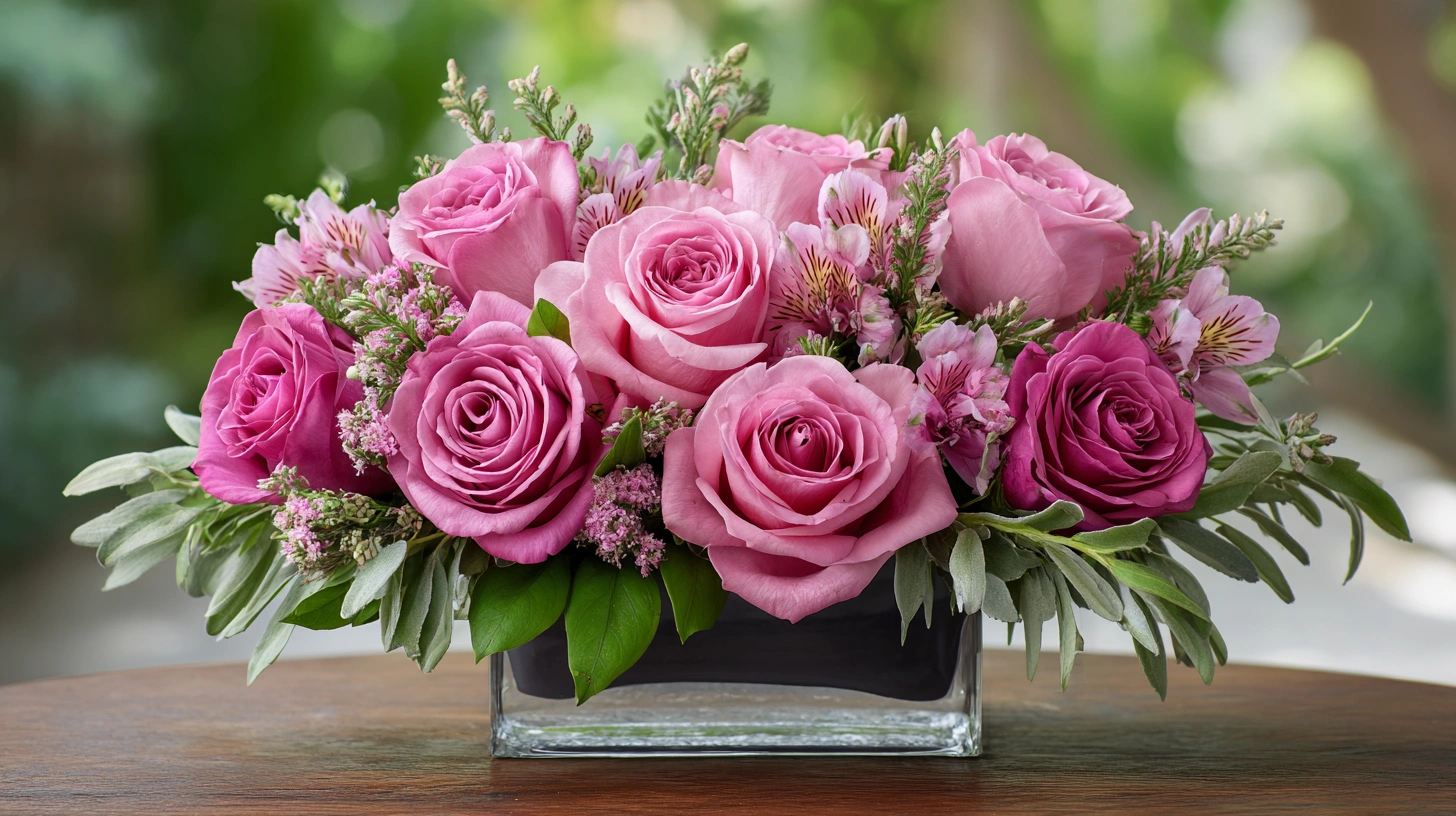 Celebrating Rosh Hashanah with roses Flower arrangements