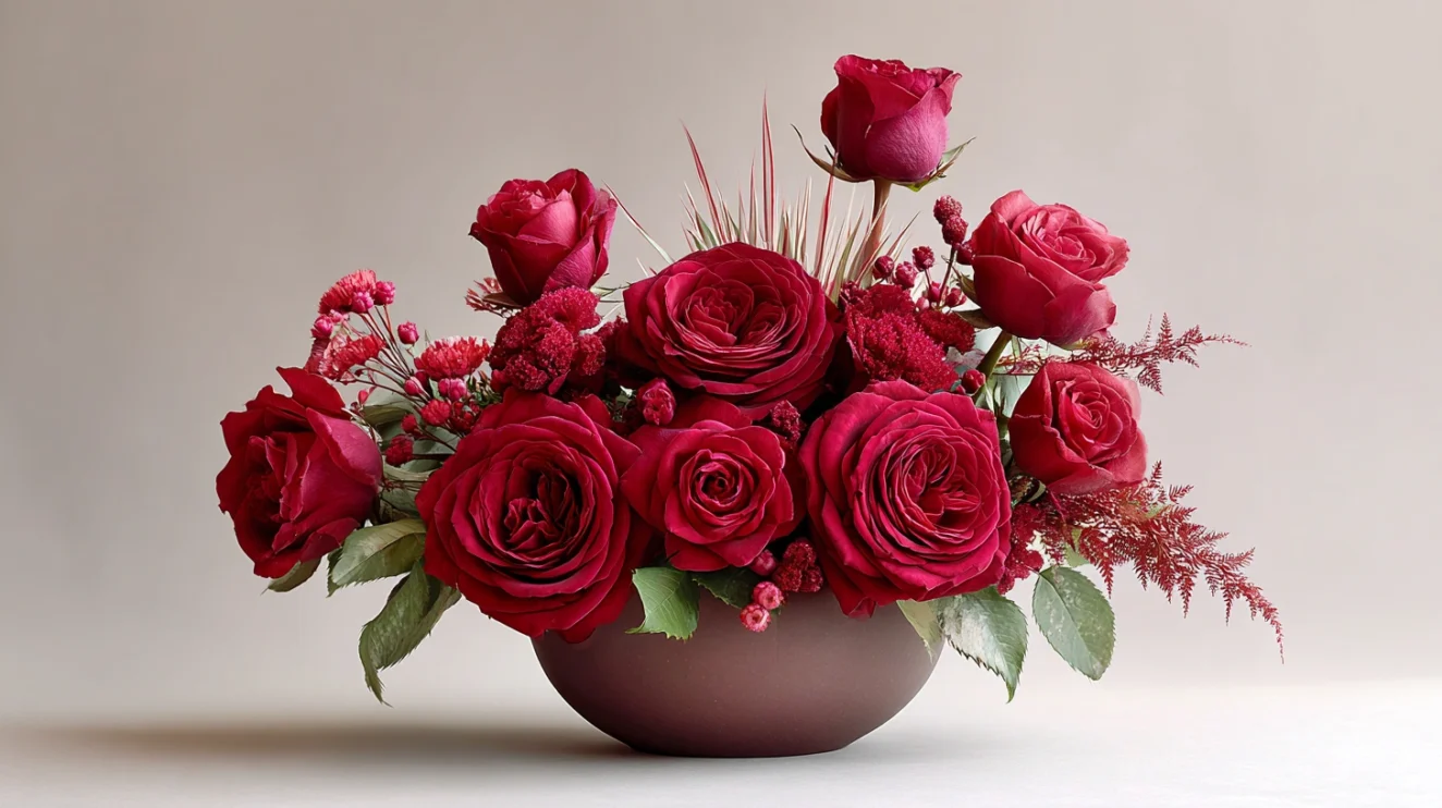 Celebrating Rosh Hashanah with roses Flower arrangements