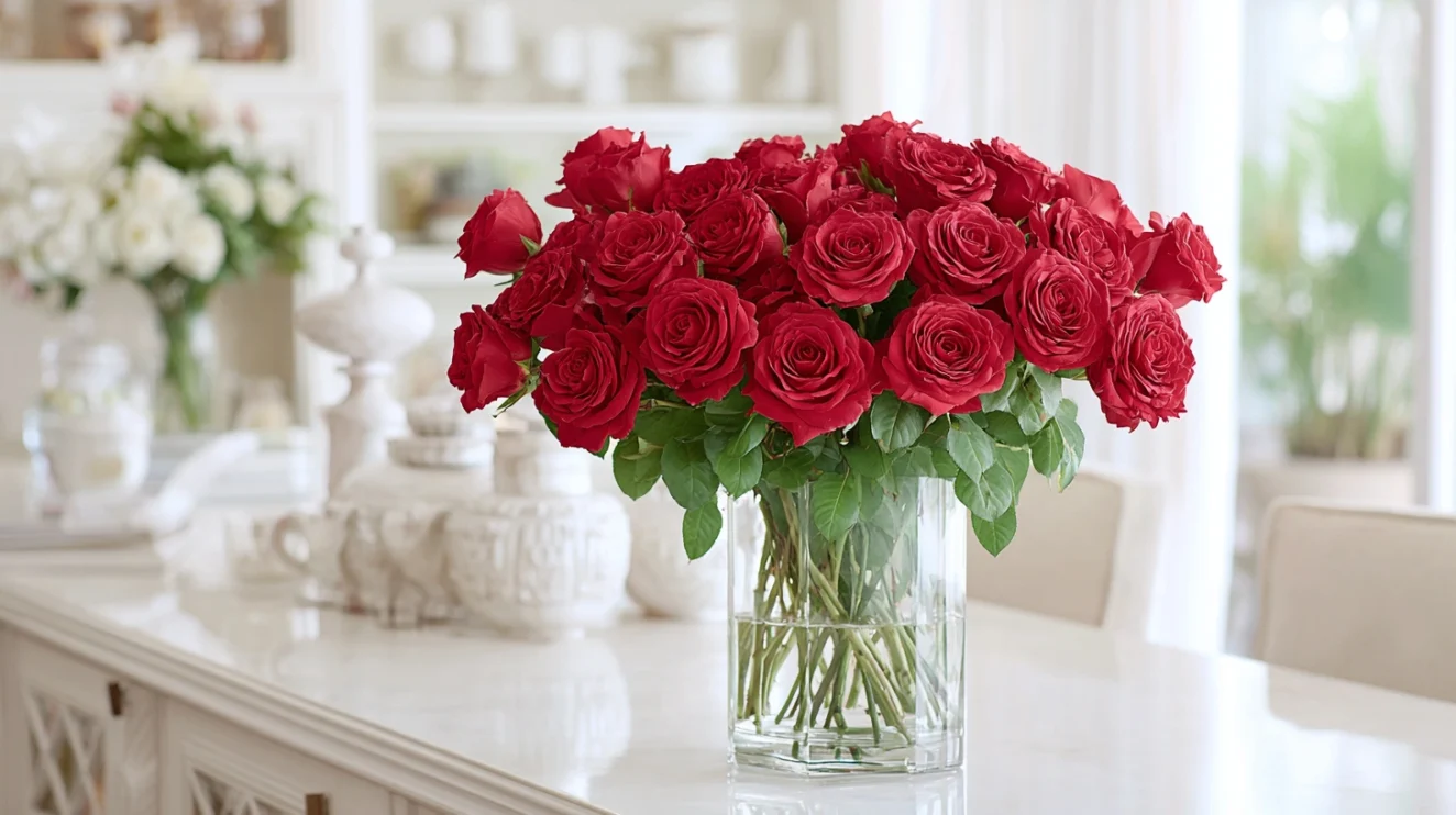 Celebrating Rosh Hashanah with roses Flower arrangements