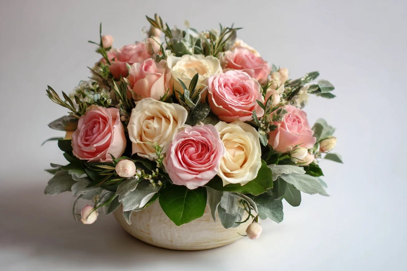 roses_arrangement_as_for_a_new_baby_gift