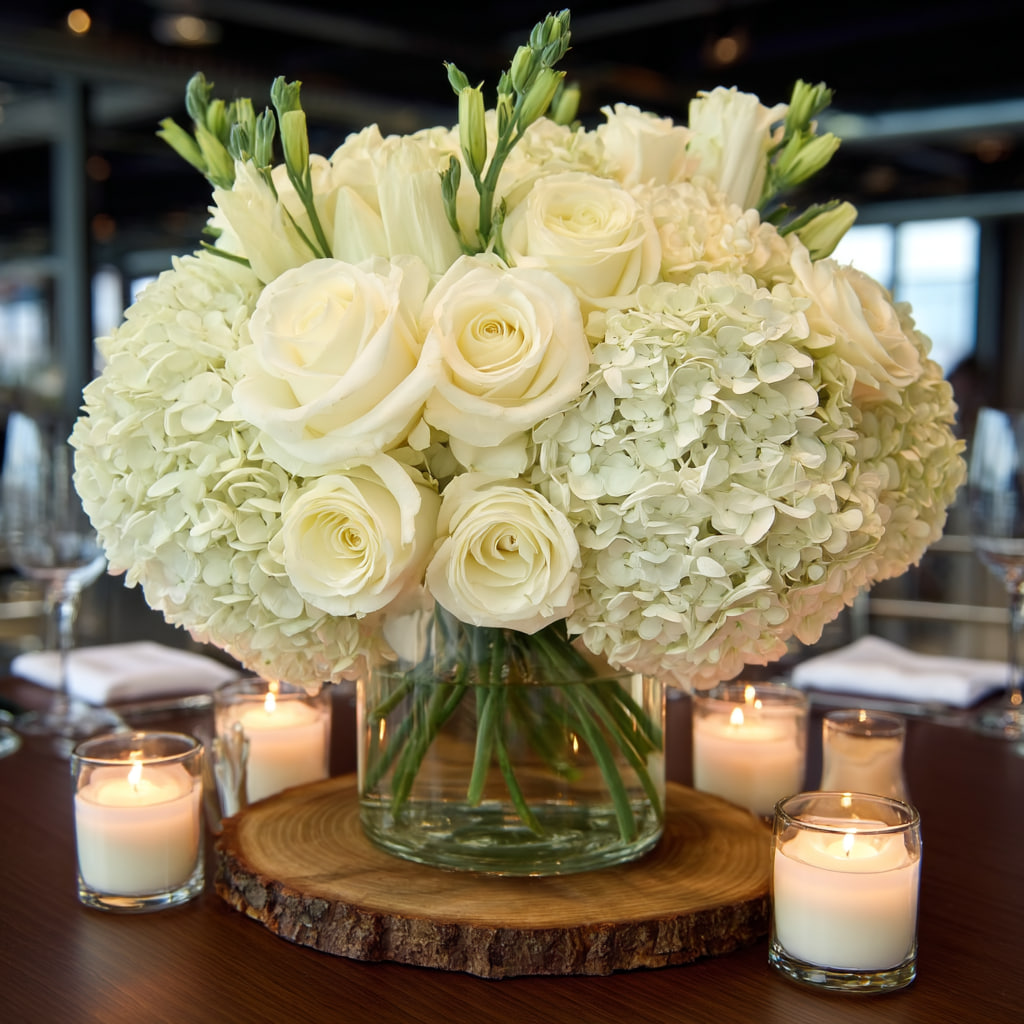 Modern Christmas Centerpiece