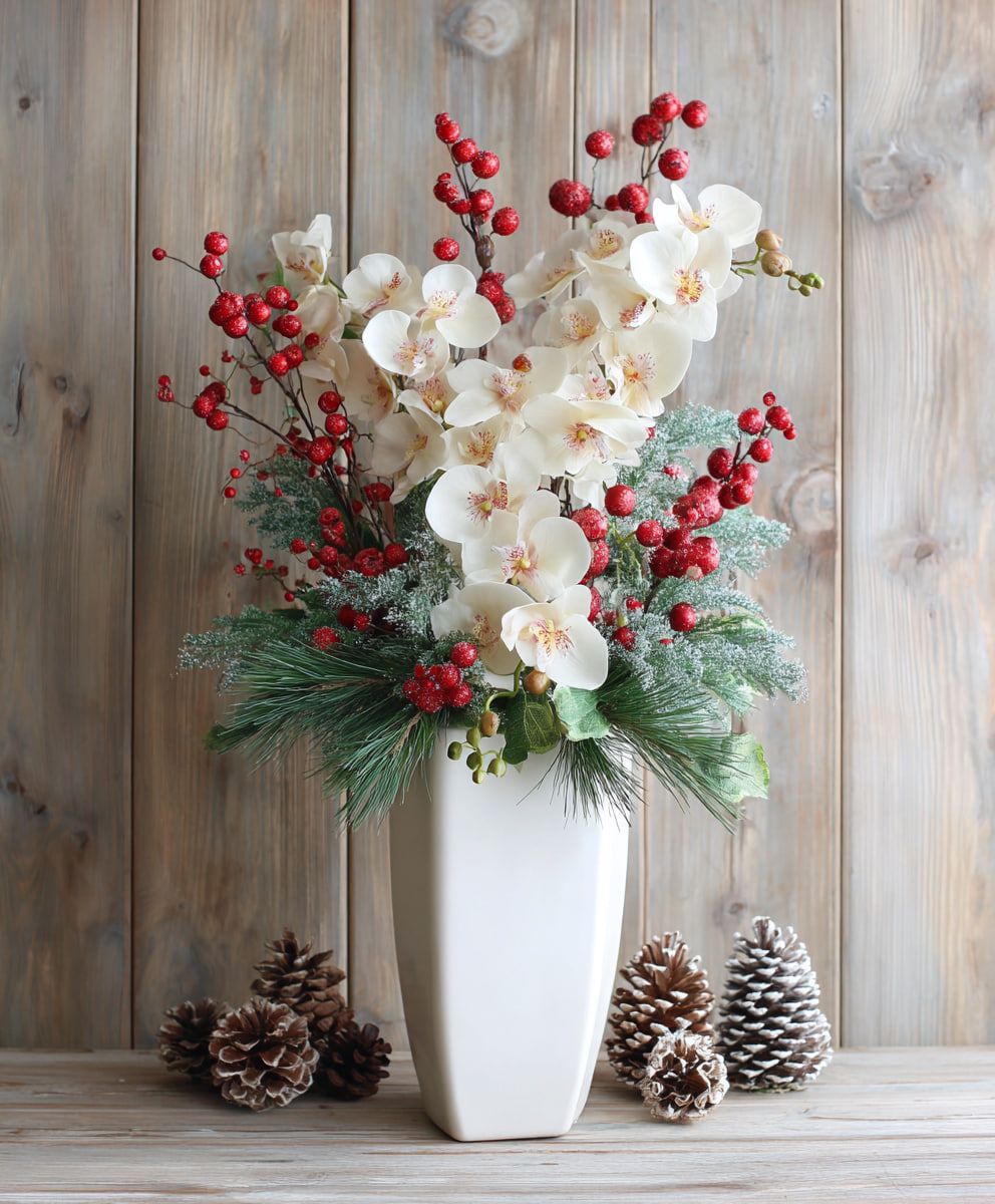 Modern Christmas Centerpiece