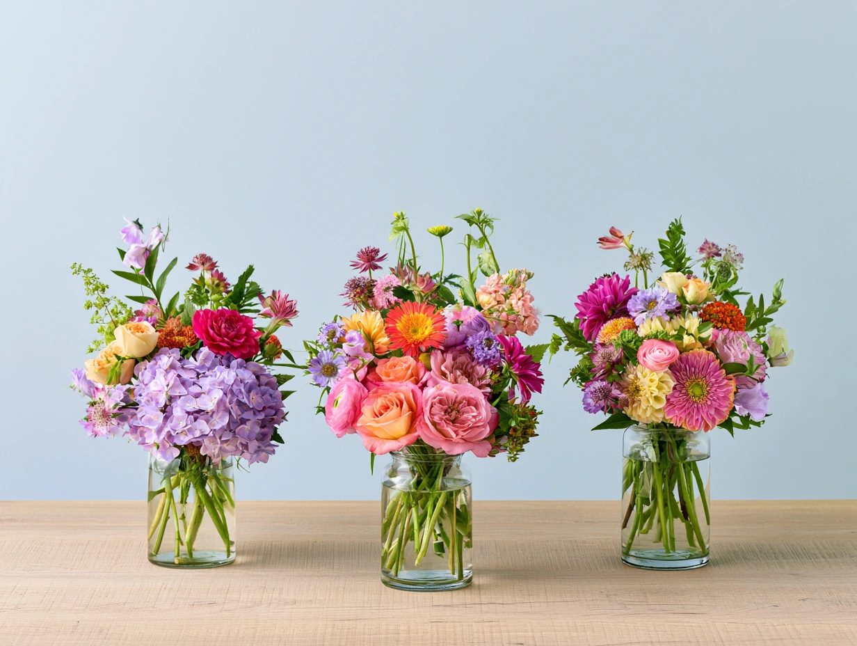 Vibrant Desk Bouquets for Back-to-School Season