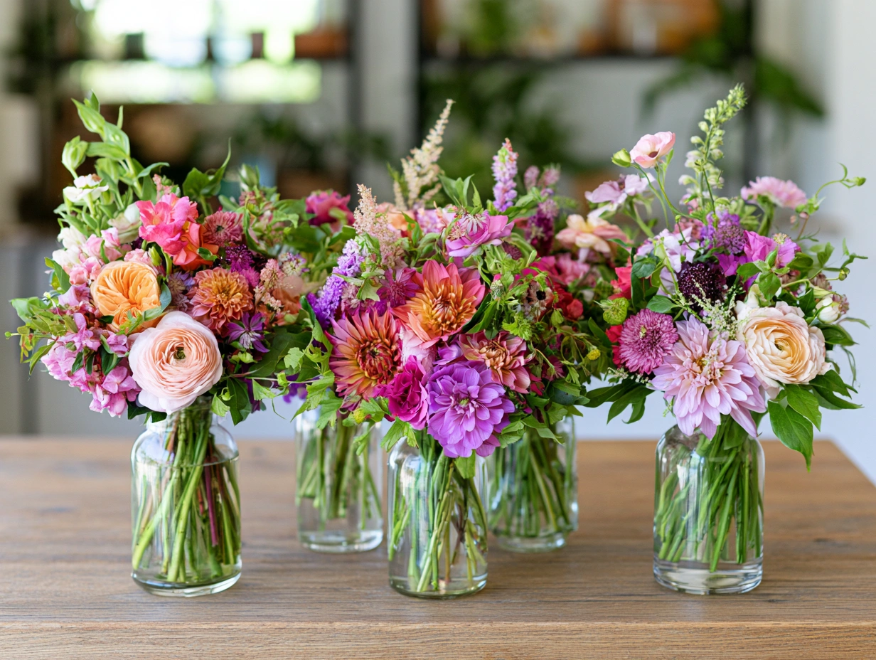 Vibrant Desk Bouquets for Back-to-School Season
