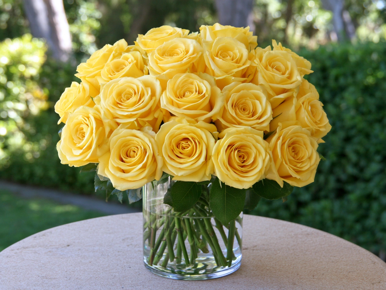yellow roses